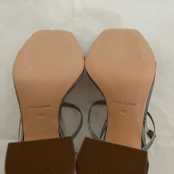 Cartechini Collections Womens Light Blue Slingbacks Size 9 US 40 EU NWT - Picture 9 of 11